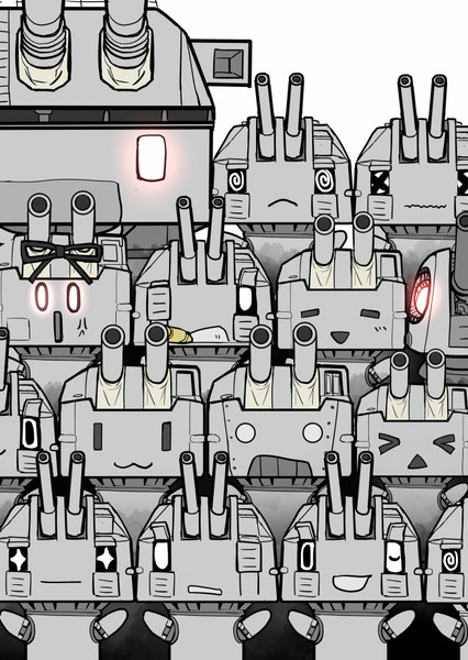 艦これ 連装砲 集合絵 坂崎ふれでぃ さんのイラスト ニコニコ静画 イラスト