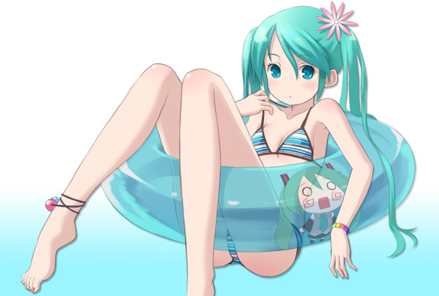 水着のミクさん モフp さんのイラスト ニコニコ静画 イラスト