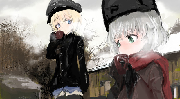 ハルトマンとサーニャ2 Cab さんのイラスト ニコニコ静画 イラスト