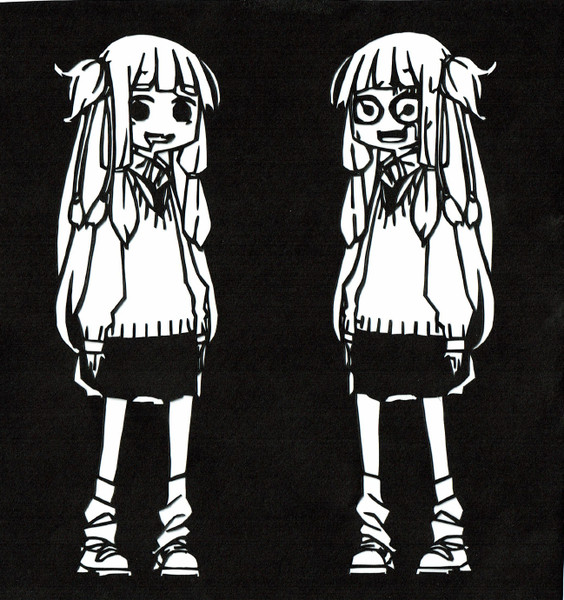 切り絵 琴葉姉妹 逆説 さんのイラスト ニコニコ静画 イラスト