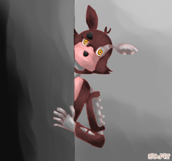 Fnaf 壁チラフォクシーさん 柿沢あぬい さんのイラスト ニコニコ静画 イラスト
