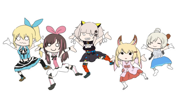 バーチャルユーチューバーボスラッシュ ミミスケ さんのイラスト ニコニコ静画 イラスト