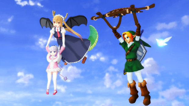 リンクの訪問 青空の下から Mmd ネームペン さんのイラスト ニコニコ静画 イラスト