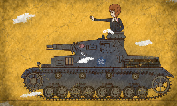 【壁画】Ⅳ号戦車Ｄ型