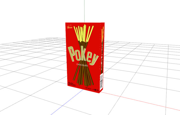 【MMDアクセサリ配布】ポッキーの箱のような何か「ポッキィーver1.0」