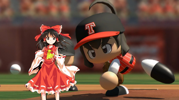 東方パワフルプロ野球 博麗霊夢 選手データ 青ざめ さんのイラスト ニコニコ静画 イラスト