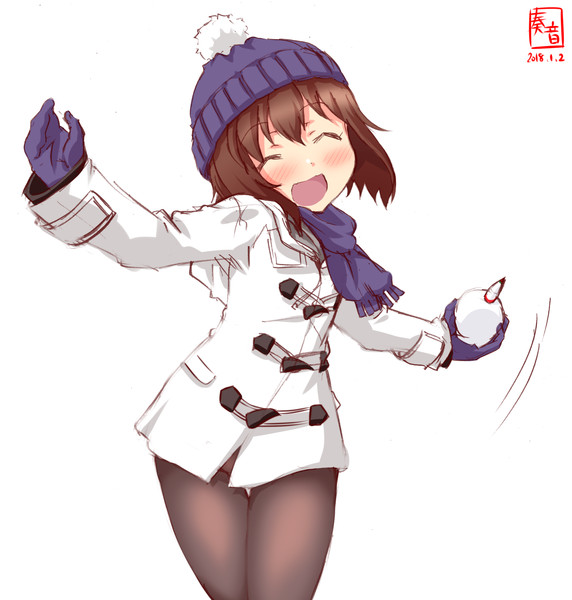わんどろ雪合戦ゆきかじぇ 奏音 さんのイラスト ニコニコ静画 イラスト