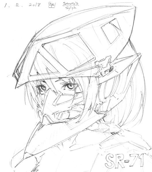 戦闘機少女sr 71 じゅん さんのイラスト ニコニコ静画 イラスト