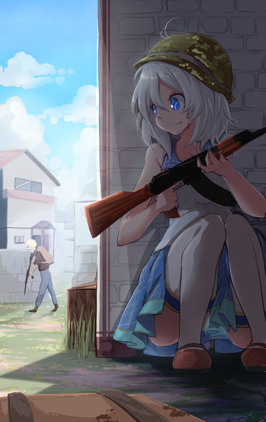 戦場を泳ぐシロ Darjeeling さんのイラスト ニコニコ静画 イラスト