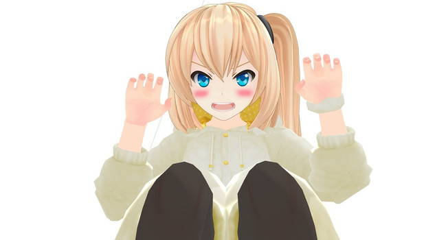 Mmd ロリアカリにがおーってしてもらいました Slenderactive さんのイラスト ニコニコ静画 イラスト