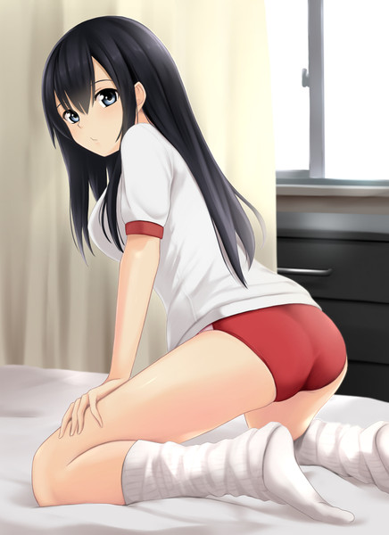 赤ブルマのルーズソックス添え 野中 りつ さんのイラスト ニコニコ静画 イラスト