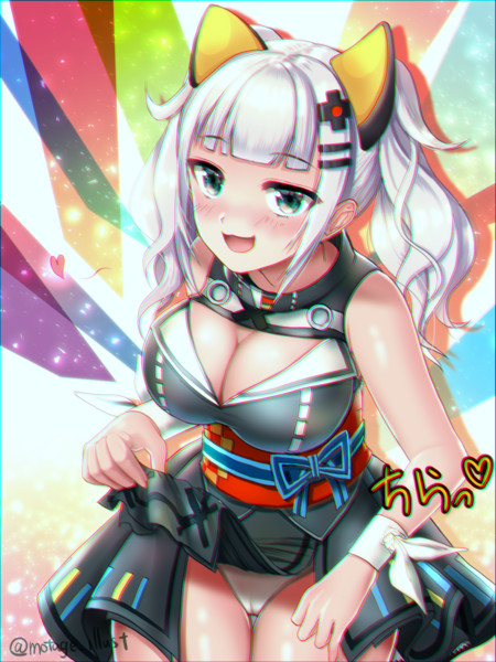 輝夜月ちゃんのぱんちら もたげ さんのイラスト ニコニコ静画 イラスト