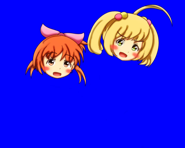 佐藤心さんと安部菜々さんbb ちょぽす さんのイラスト ニコニコ静画 イラスト