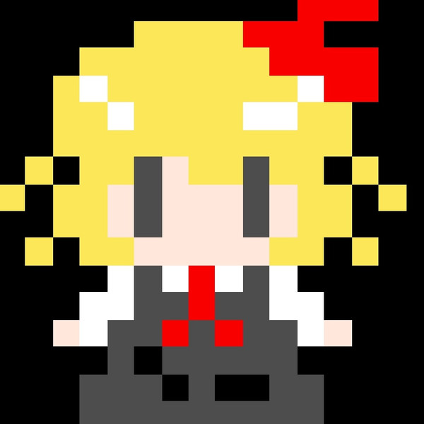 ルーミアのドット絵 ニコニコ静画 イラスト