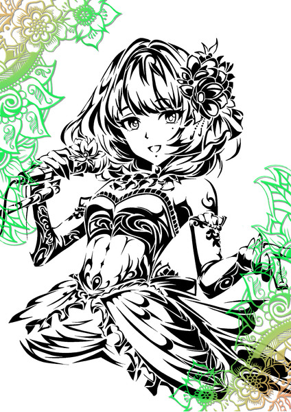トレス 高垣楓 ｔｈｅ禅 さんのイラスト ニコニコ静画 イラスト
