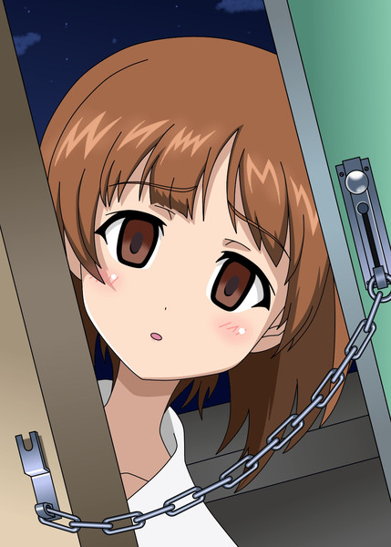 みぽりんが中に入りたそうにこちらを見ている 野狐禅 さんのイラスト ニコニコ静画 イラスト