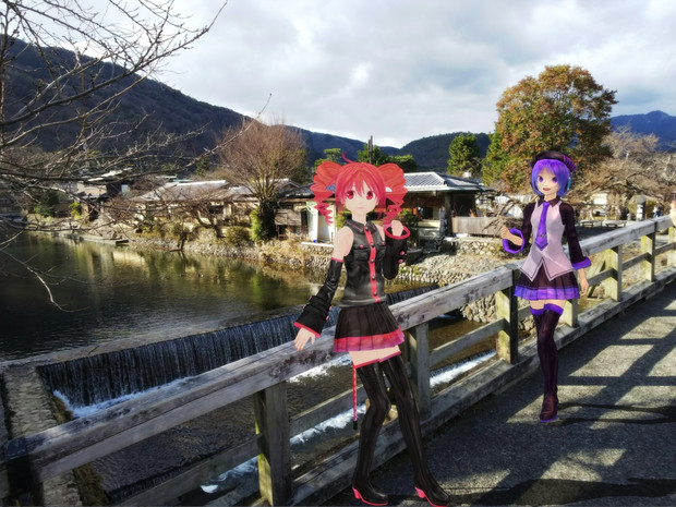 Mmd 嵐山へ テトウタ 京都その４ Kotaro さんのイラスト ニコニコ静画 イラスト