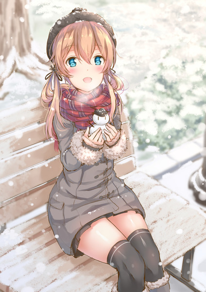 プリンツちゃんと雪公園デート 雪代 あるて さんのイラスト ニコニコ静画 イラスト