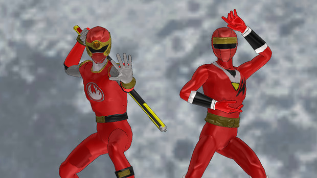 モデル配布 ニンジャレッドver1 0とにハリケンレッドバージョンアップ F天空 Mmder 赤射p さんのイラスト ニコニコ静画 イラスト