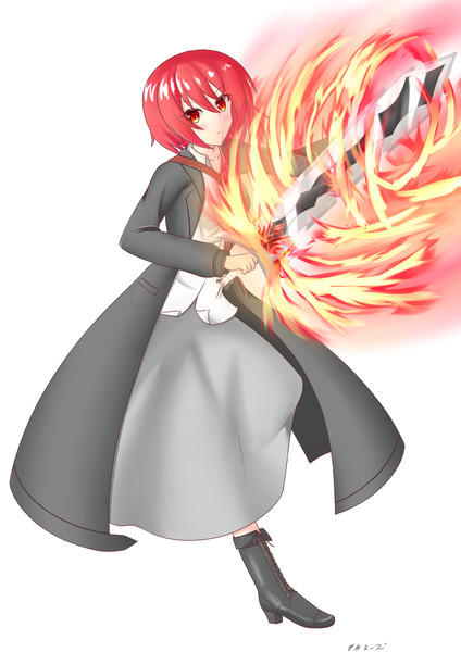赤髪黒服の剣士 サタローズ がるむろーず さんのイラスト ニコニコ静画 イラスト