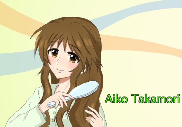 髪をとく藍子ちゃん まるぬ さんのイラスト ニコニコ静画 イラスト