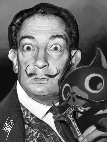 ダリとダリ つねたか落雷 さんのイラスト ニコニコ静画 イラスト