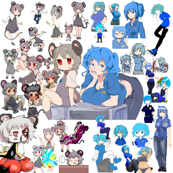 Kofji姉貴pngセット Zip Ttsd さんのイラスト ニコニコ静画 イラスト