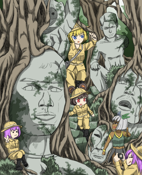 滅亡した淫夢文明の遺跡を探索するnyn姉貴達 0人 さんのイラスト ニコニコ静画 イラスト