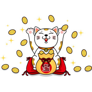大判小判 招き猫 板橋英希 板橋英希 さんのイラスト ニコニコ静画 イラスト