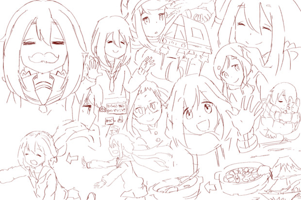 テントが飛ぶわけ 蒸し餃子 さんのイラスト ニコニコ静画 イラスト