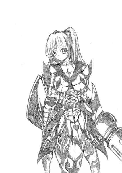 女ランサー となりの惟智 さんのイラスト ニコニコ静画 イラスト