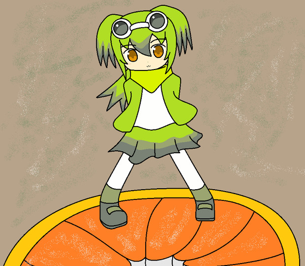 ミカンに留まるメジロをトレス Mdアクス さんのイラスト ニコニコ静画 イラスト