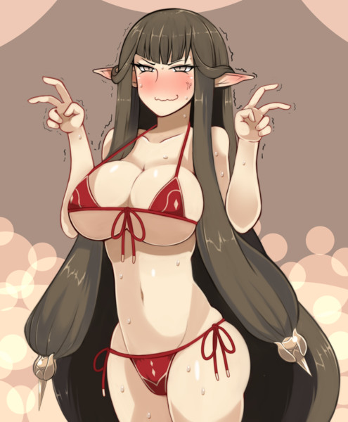 恥じらい女帝 丁井加太 さんのイラスト ニコニコ静画 イラスト