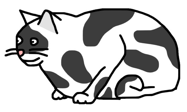 牛柄の猫 A Artbab00 さんのイラスト ニコニコ静画 イラスト