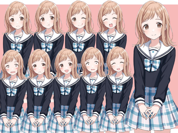 立ち絵 シャニマス 櫻木真乃サンプル 配布開始 Centurio P さんのイラスト ニコニコ静画 イラスト