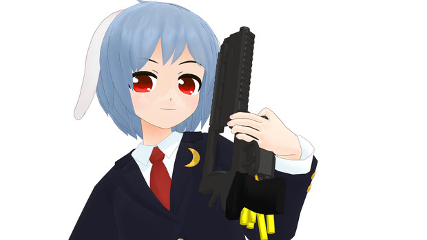 Mmdモデル配布あり Rsh12リボルバー ナナネギ氏 さんのイラスト