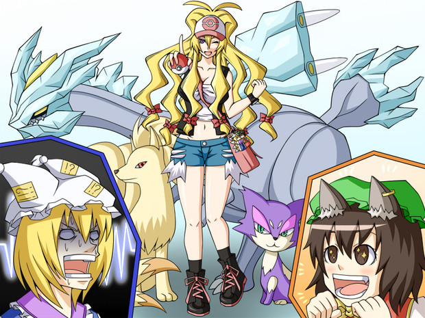 ポケモントレーナー の ユカリが しょうぶを しかけてきた マメデンチ さんのイラスト ニコニコ静画 イラスト