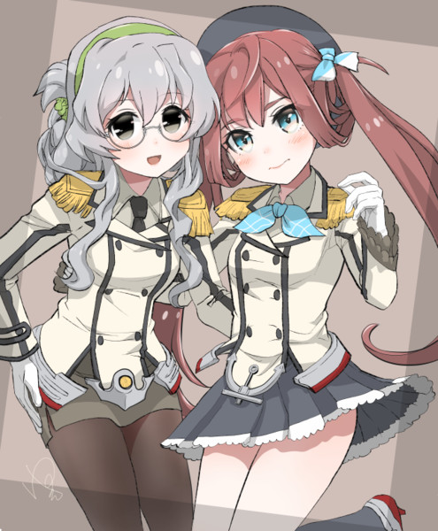 練艦コスの山雲 朝雲 柚木ゆの 遊び人賢者連載 さんのイラスト ニコニコ静画 イラスト