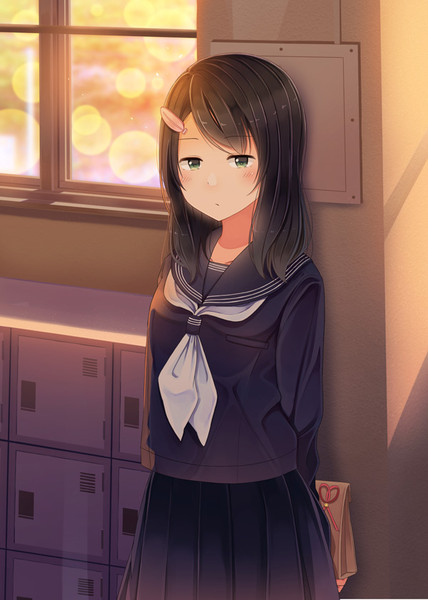 渡すタイミングを掴めないまま放課後になっちゃった女の子 にいち さんのイラスト ニコニコ静画 イラスト
