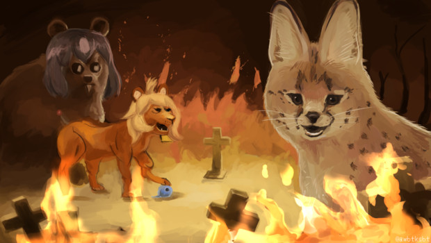 かつて熊とライオンとも闘っていた勇敢な猫 淡二 さんのイラスト ニコニコ静画 イラスト