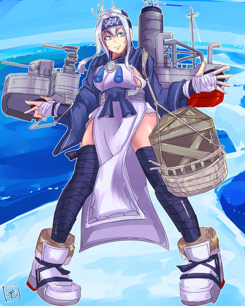 神威 艦これ カズイシ さんのイラスト ニコニコ静画 イラスト