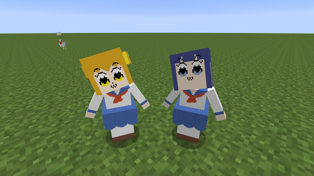 Minecraft ポプテピピック Littlemaidmob まれびと エセクラフター さんのイラスト ニコニコ静画 イラスト