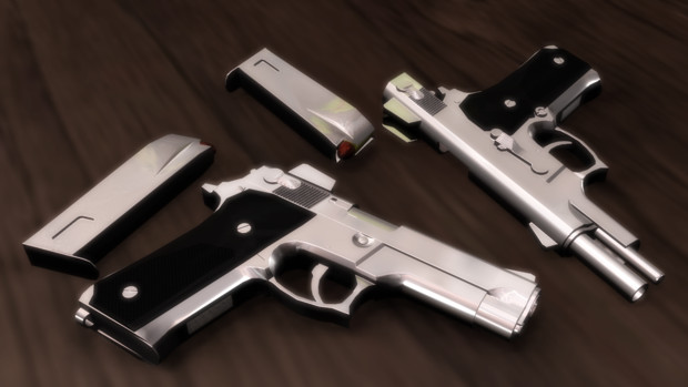 【MMDモデル配布】S&W M659