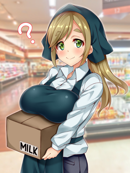 バイト中やけに視線を感じる犬山あおいちゃん くらがり Fantia始めた さんのイラスト ニコニコ静画 イラスト
