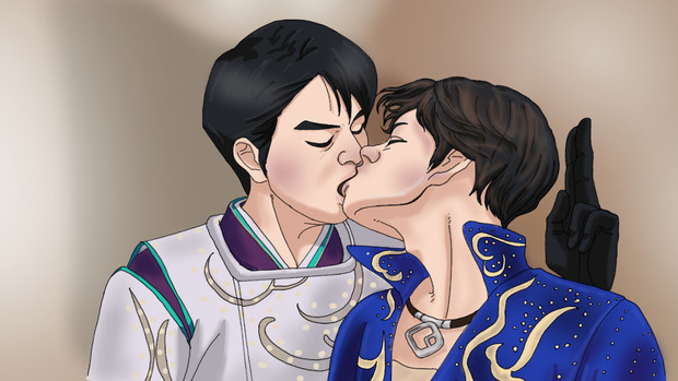羽生さん宇野さん おめでとう 前方不注意 さんのイラスト ニコニコ静画 イラスト