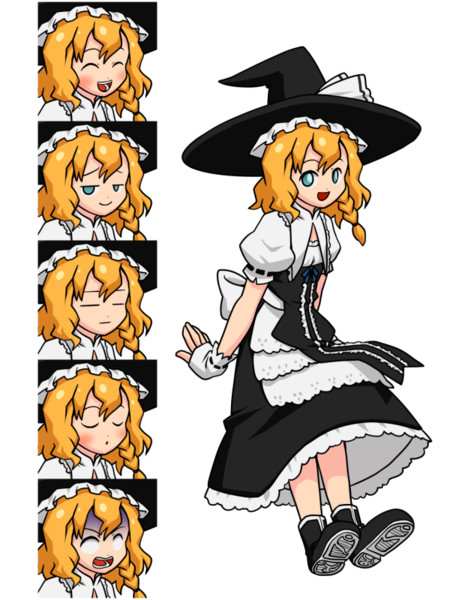 霧雨魔理沙立ち絵 その２ じくも おおいやくみ さんのイラスト ニコニコ静画 イラスト