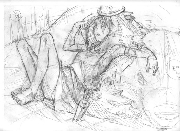 もののけ姫 ラフ 沼 さんのイラスト ニコニコ静画 イラスト