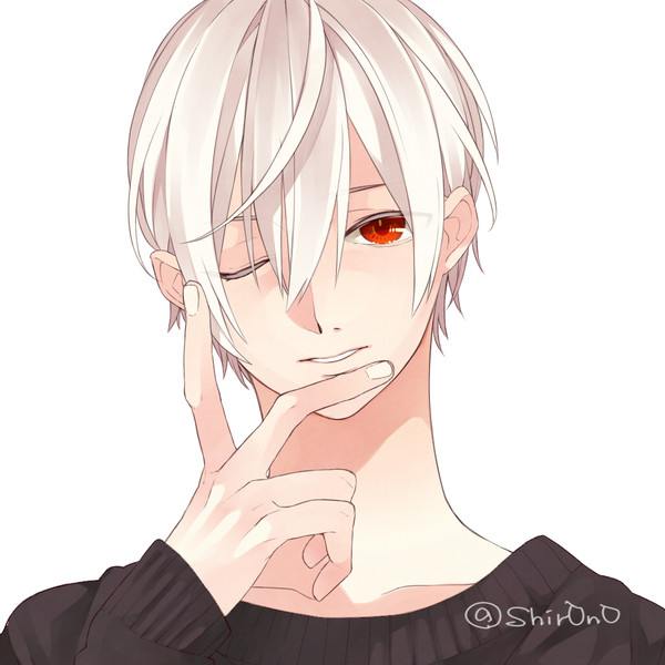 綺麗な白髪 男の子 フリー アイコン 男 すべてのイラスト画像