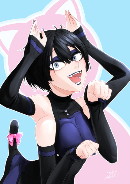 四本腕にゃんこ 電球食人びゃッこパス さんのイラスト ニコニコ静画 イラスト