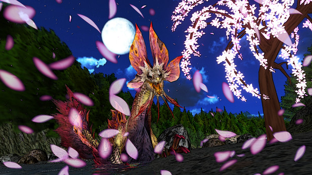 Mmd花見選手権18開催 だっふんだ さんのイラスト ニコニコ静画 イラスト